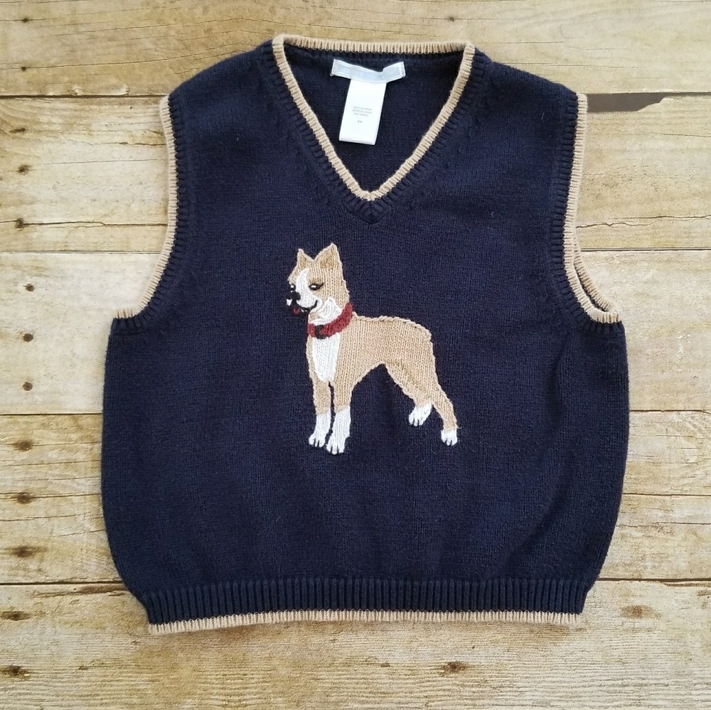 Janie & Jack Todder Boys Sweater Vest (sz 2T)